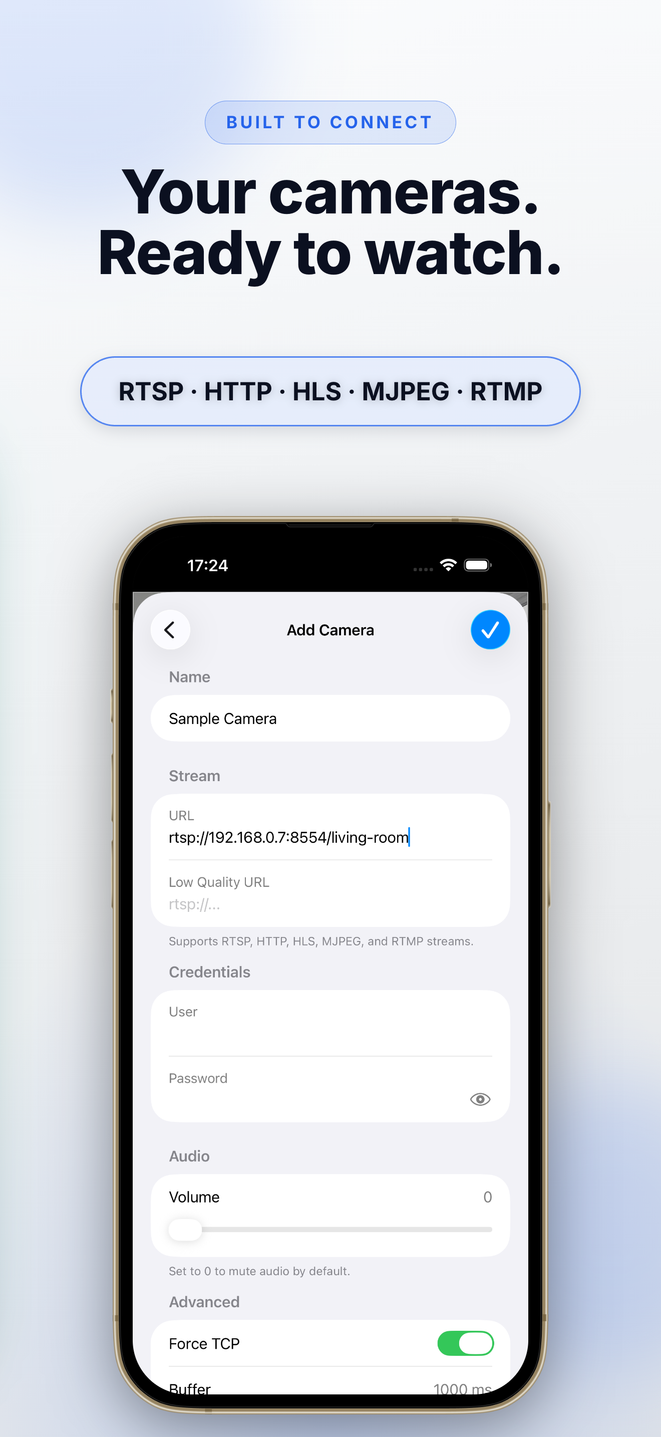 Camera grid layout options