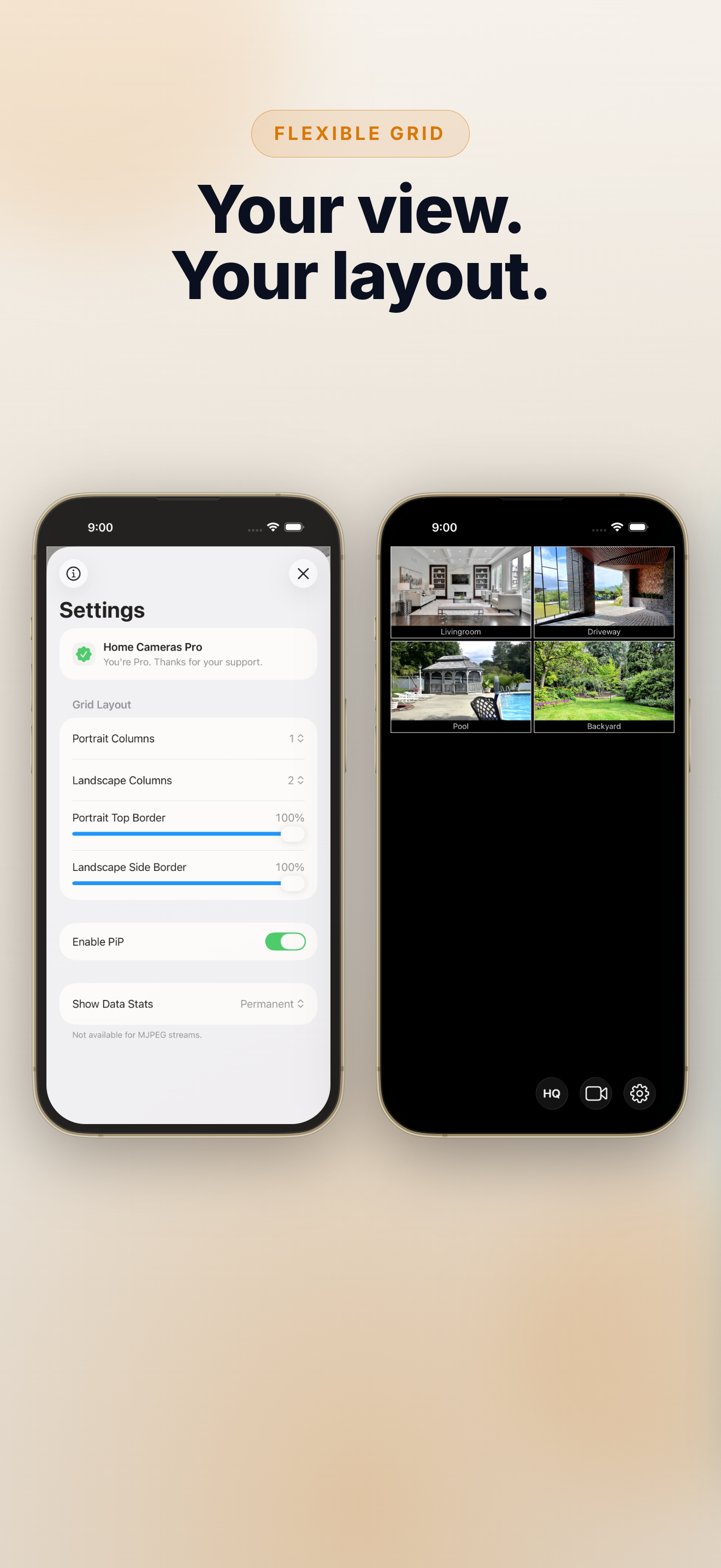 Home Cameras on iPhone